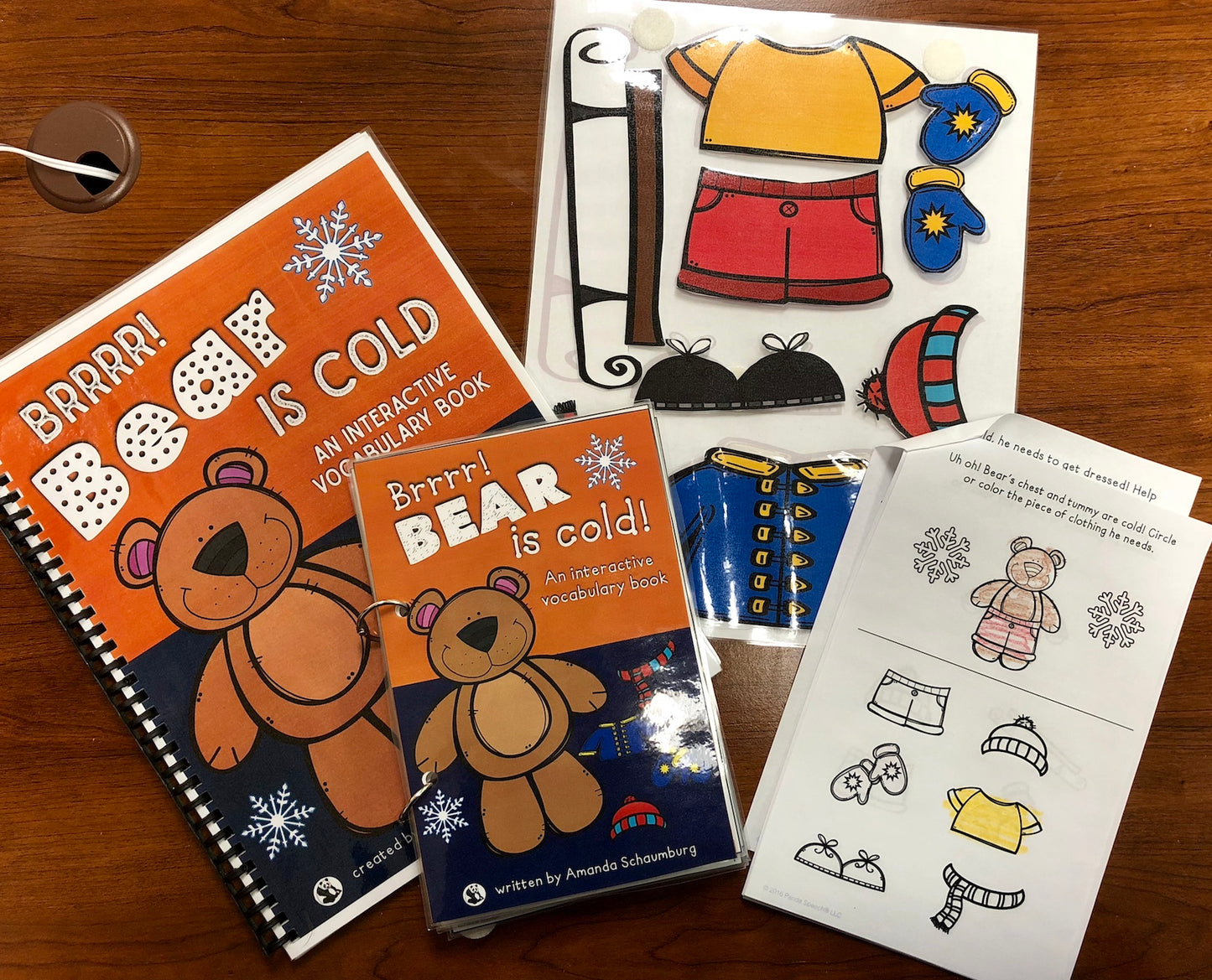 Bear is Cold Interactive Book + Activities (Print & Make Book)