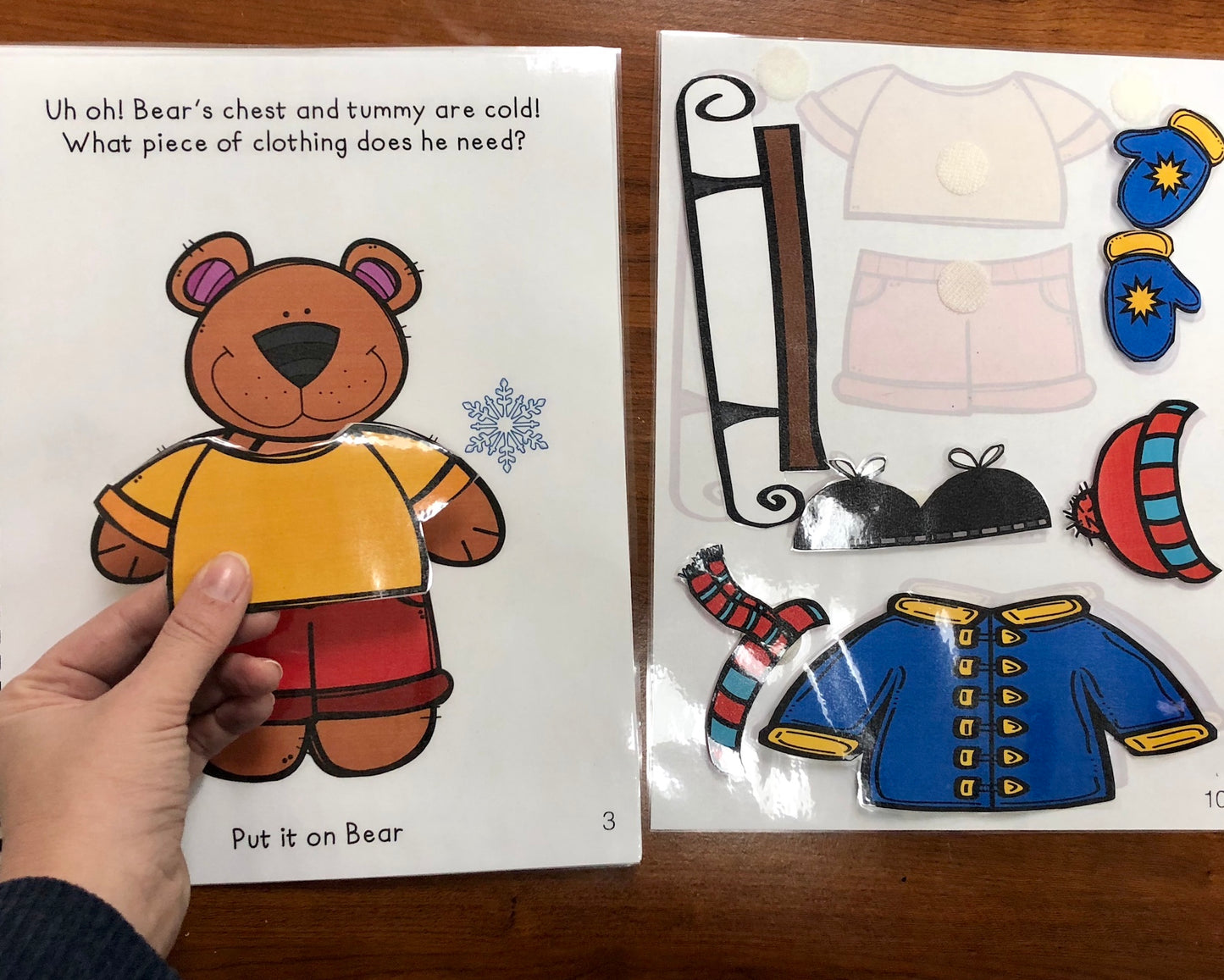 Bear is Cold Interactive Book + Activities (Print & Make Book)