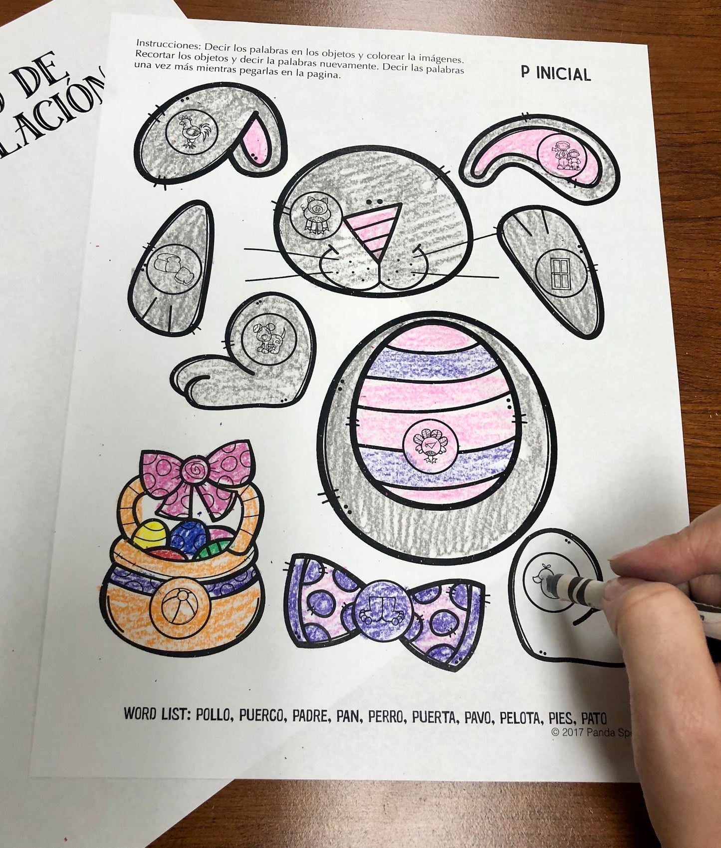 Conejo De Articulación~ Speech Therapy Cut & Paste Craft in Spanish