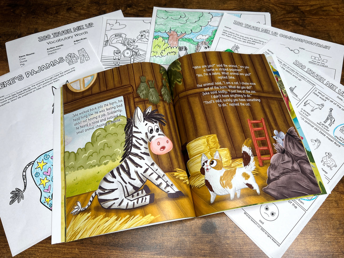Zoo Truck Mix Up ~ Picture Story Book (limited quantities)