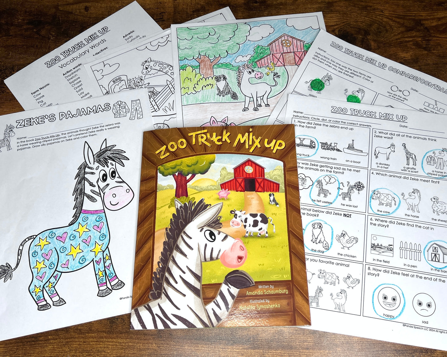 Zoo Truck Mix Up ~ Picture Story Book (limited quantities)