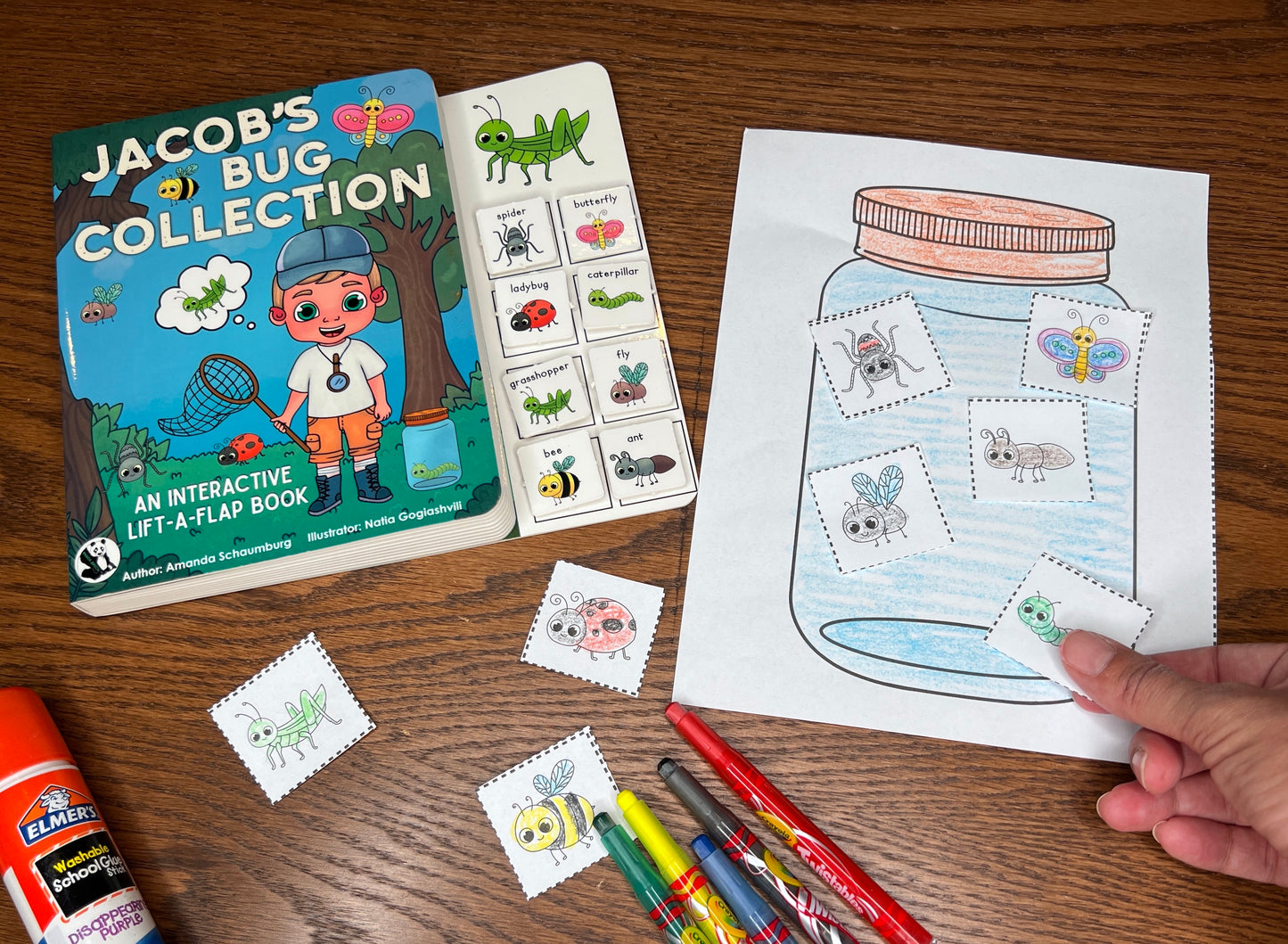 Jacob's Bug Collection ~ Lift-a-Flap Board Book + downloadable extras