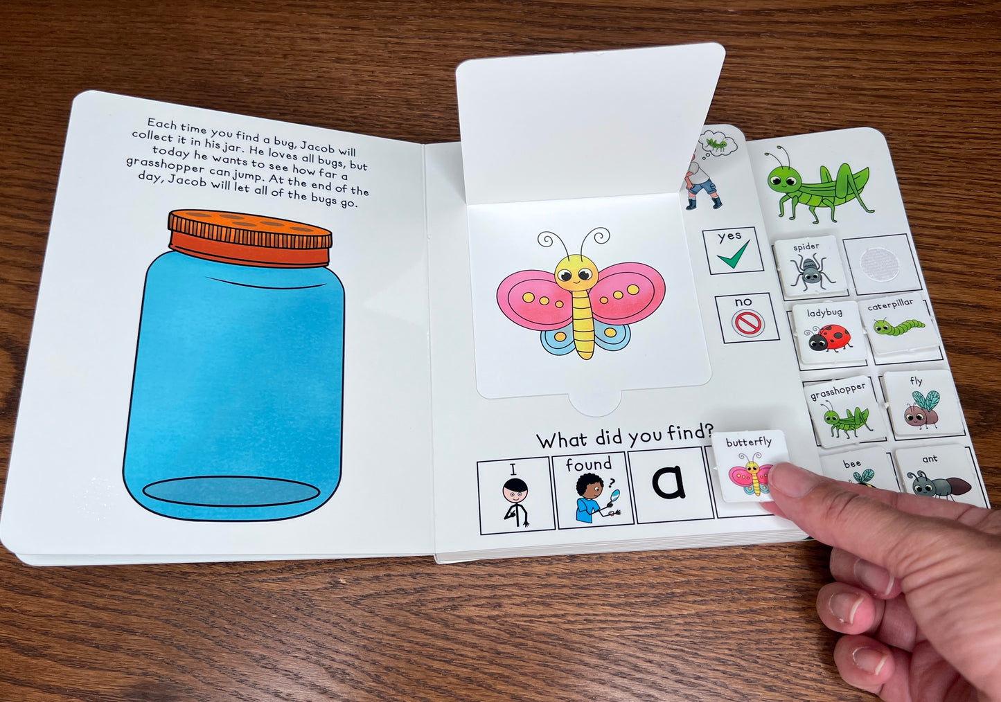 Jacob's Bug Collection ~  Lift-a-Flap Board Book + downloadable extras