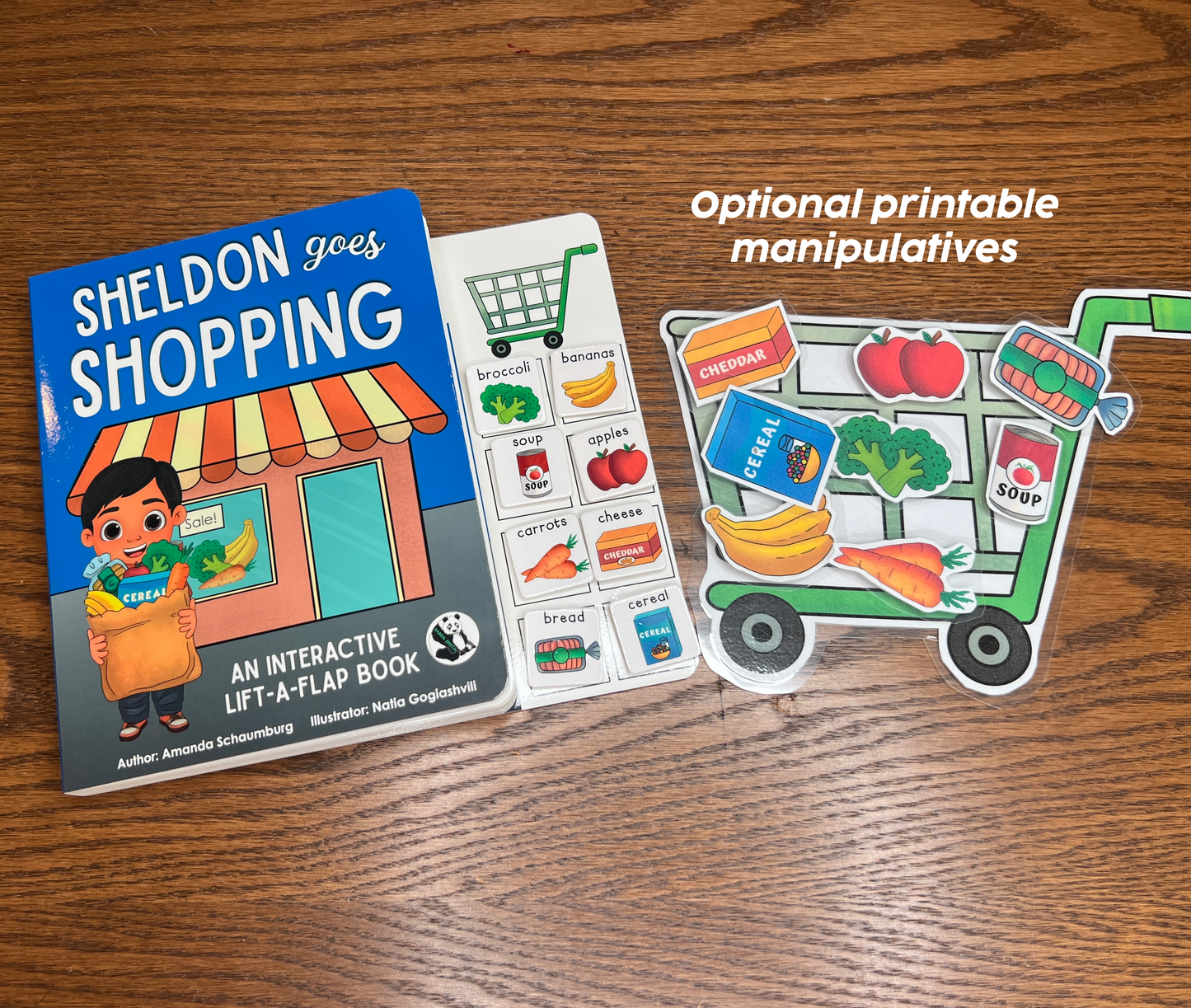 CLEARANCE Sheldon Goes Shopping Lift-a-Flap Board Book (returned, opened, like new)  + bonus printables