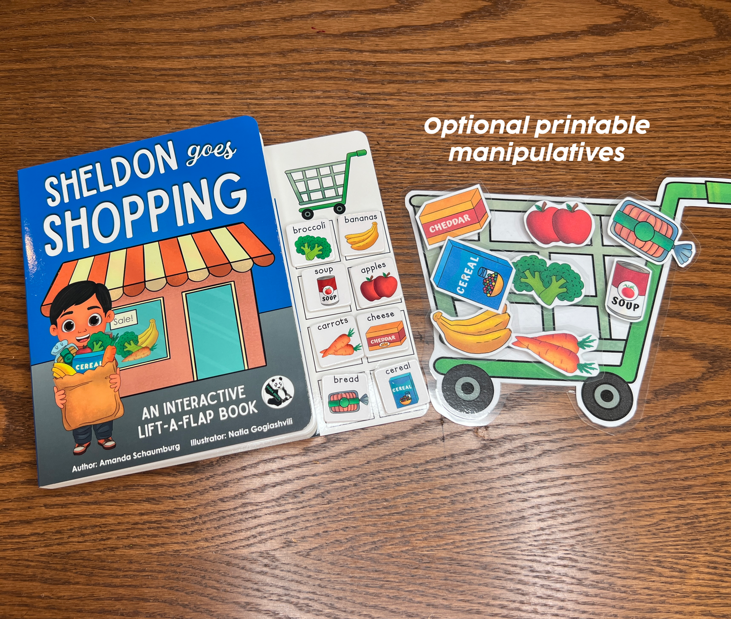 Sheldon Goes Shopping Lift-a-Flap Board Book + bonus printables