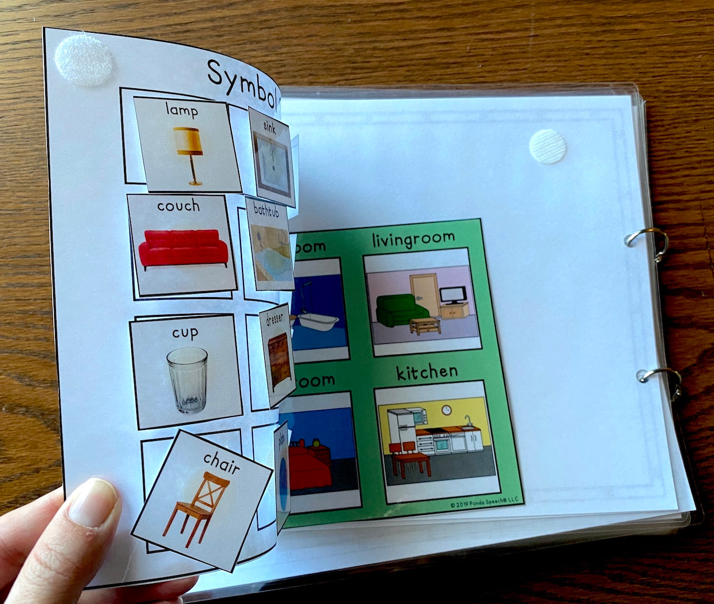Real Photo Functional Vocabulary Book: THINGS IN A HOUSE Print & Make Book