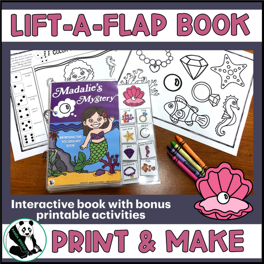 Madalie's' Mystery Lift a Flap Book (Print & Make Book)