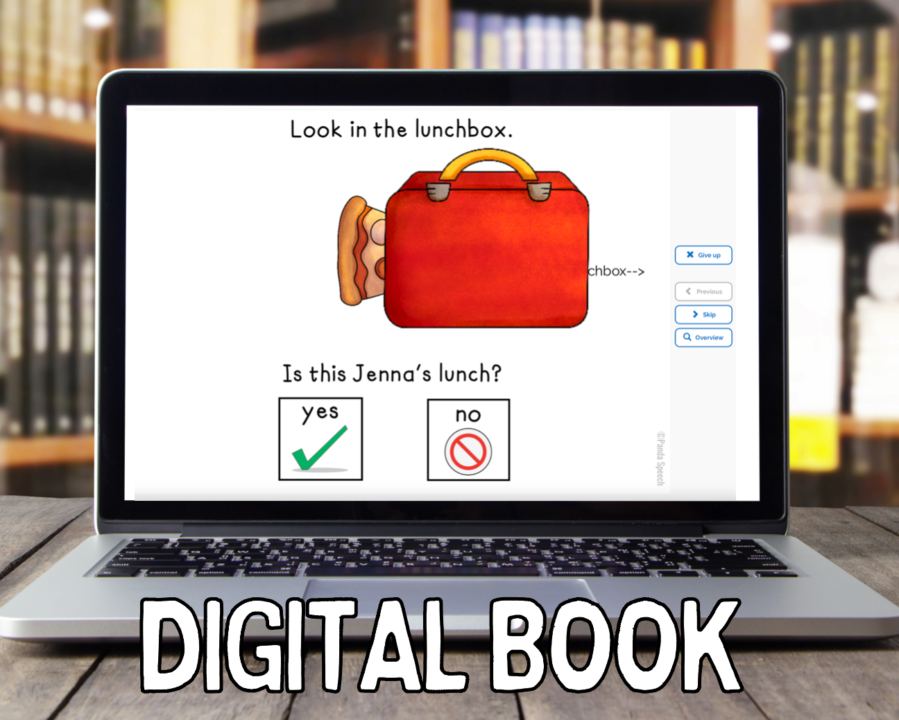 Jenna's Lunch DIGITAL BOOK (BOOM Card Book)