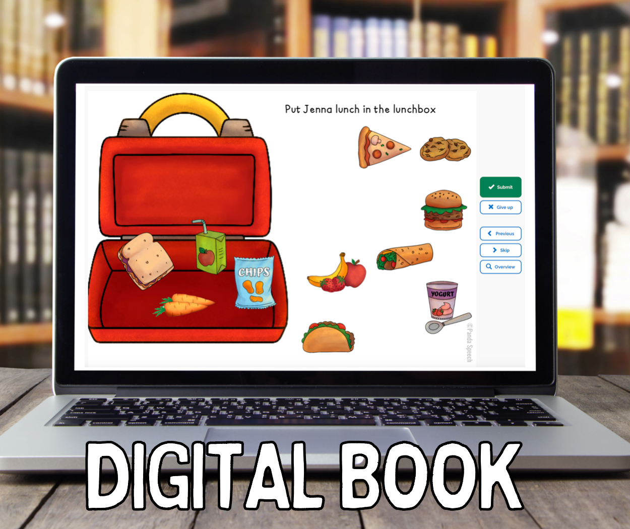 Jenna's Lunch DIGITAL BOOK (BOOM Card Book)