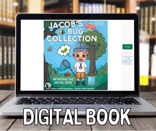 Jacob's Bug Collection DIGITAL BOOK (BOOM Card Book)