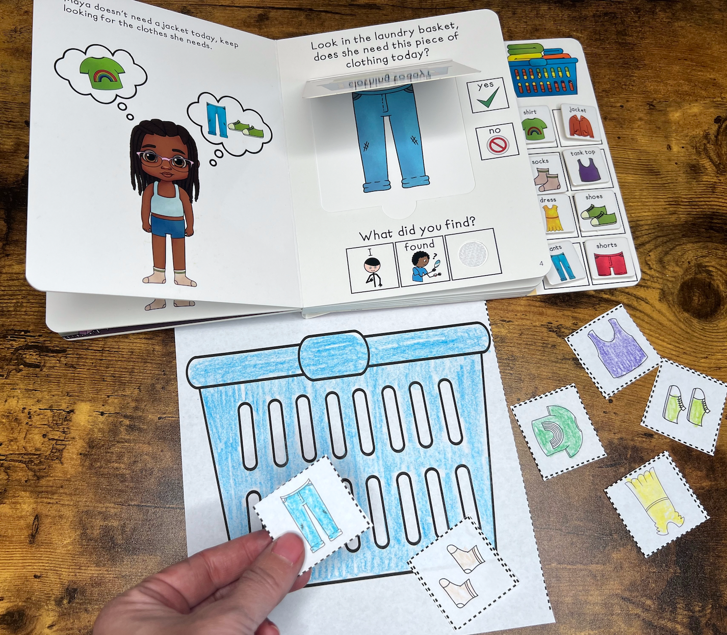 Time to Get Dressed ~ Lift-a-Flap Board Book + downloadable extras (Clothing Theme)