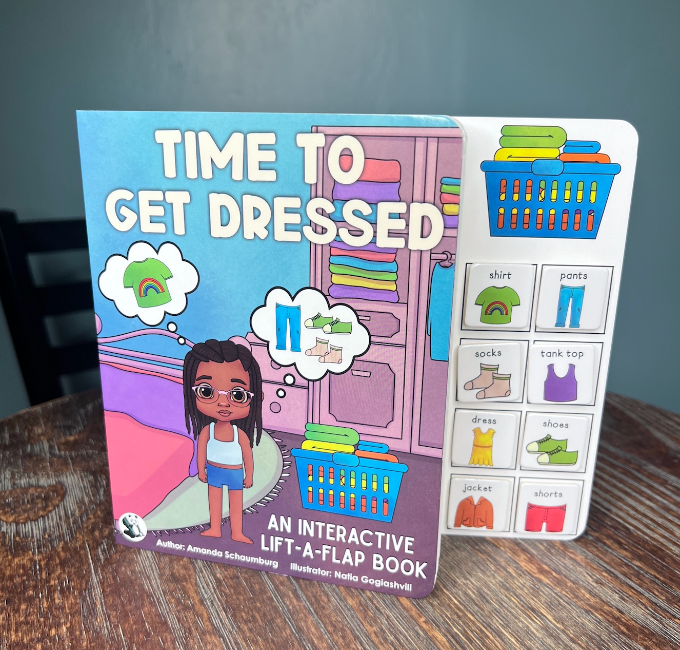 Time to Get Dressed ~ Lift-a-Flap Board Book + downloadable extras (Clothing Theme)