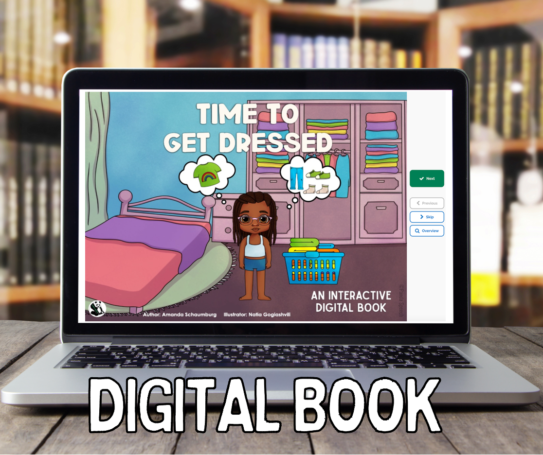 NEW Time to Get Dressed DIGITAL BOOK (BOOM Card Book)