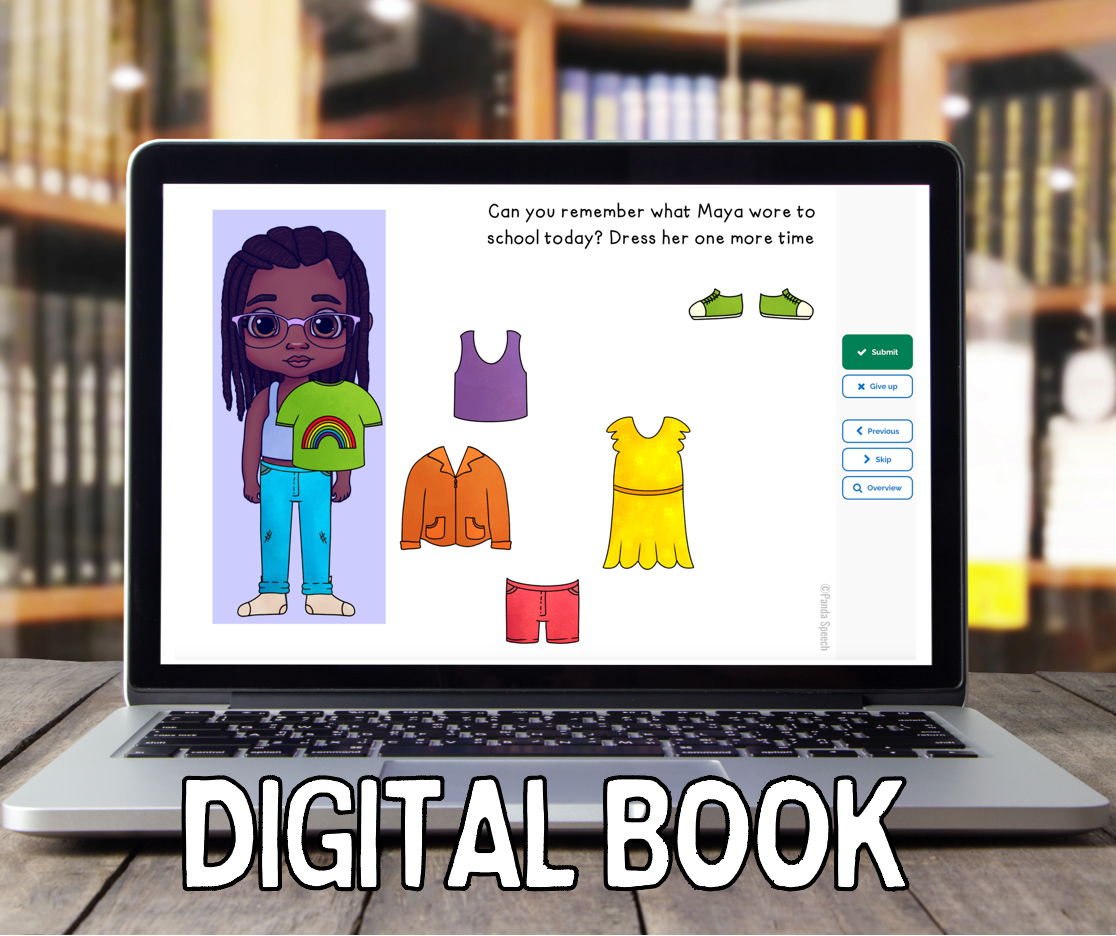 NEW Time to Get Dressed DIGITAL BOOK (BOOM Card Book)