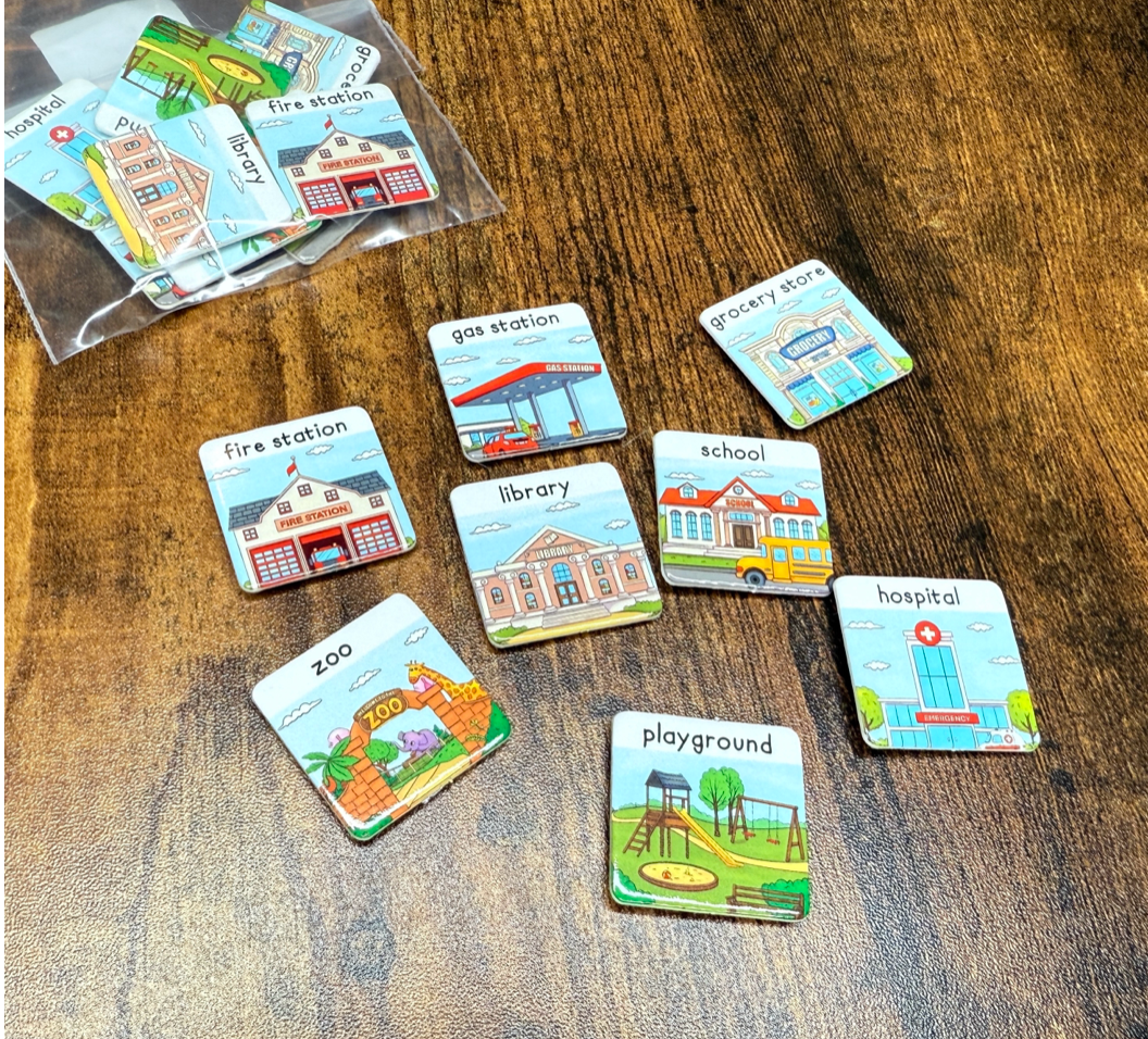 Extra Picture Symbol Pieces for Remi's Ride to the Zoo Book