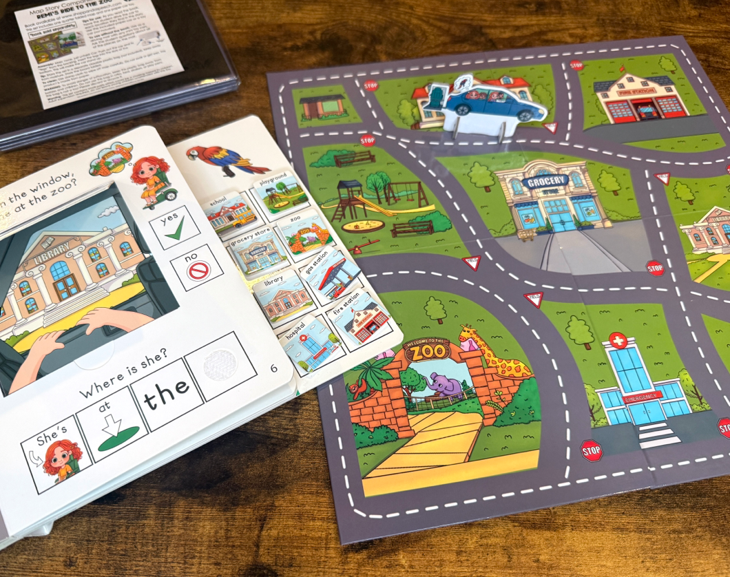 Toy Map Story Companion Set for Remi's Ride to the Zoo