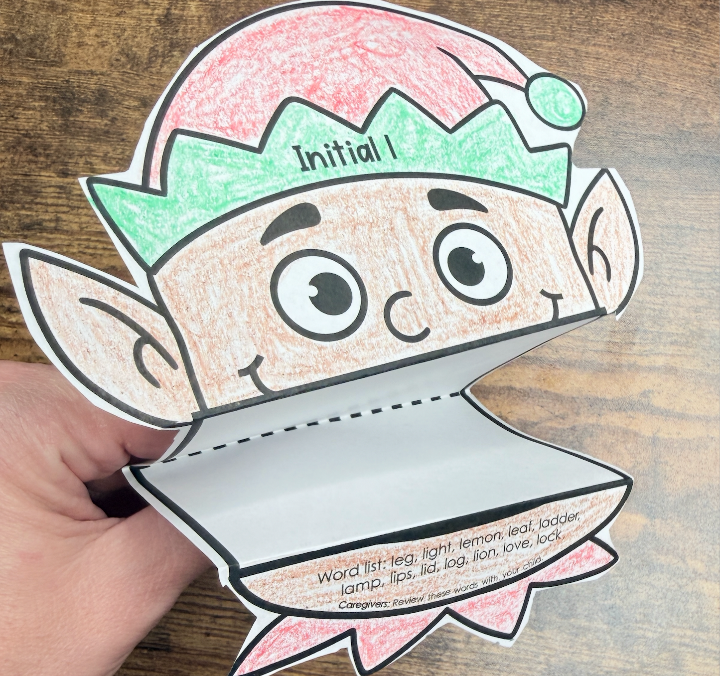 Elf Gobblers for Speech Therapy ~ Articulation and Language No Prep One Page Craft (Copy)