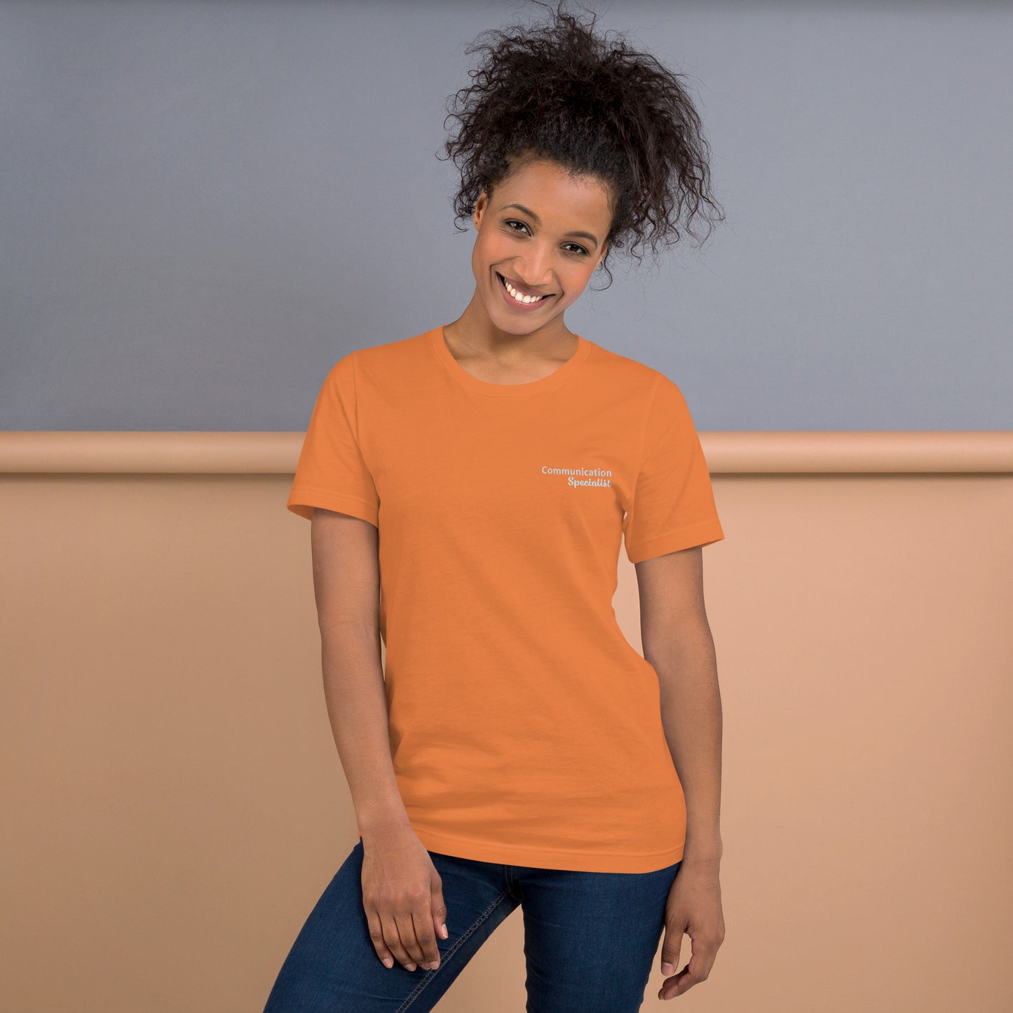 "Communication Specialist" Embroidered Tee