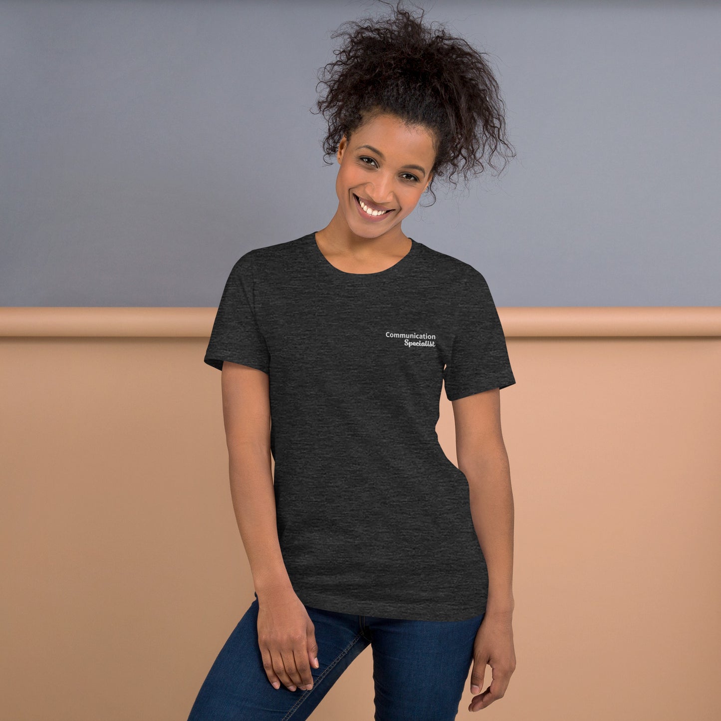 "Communication Specialist" Embroidered Tee