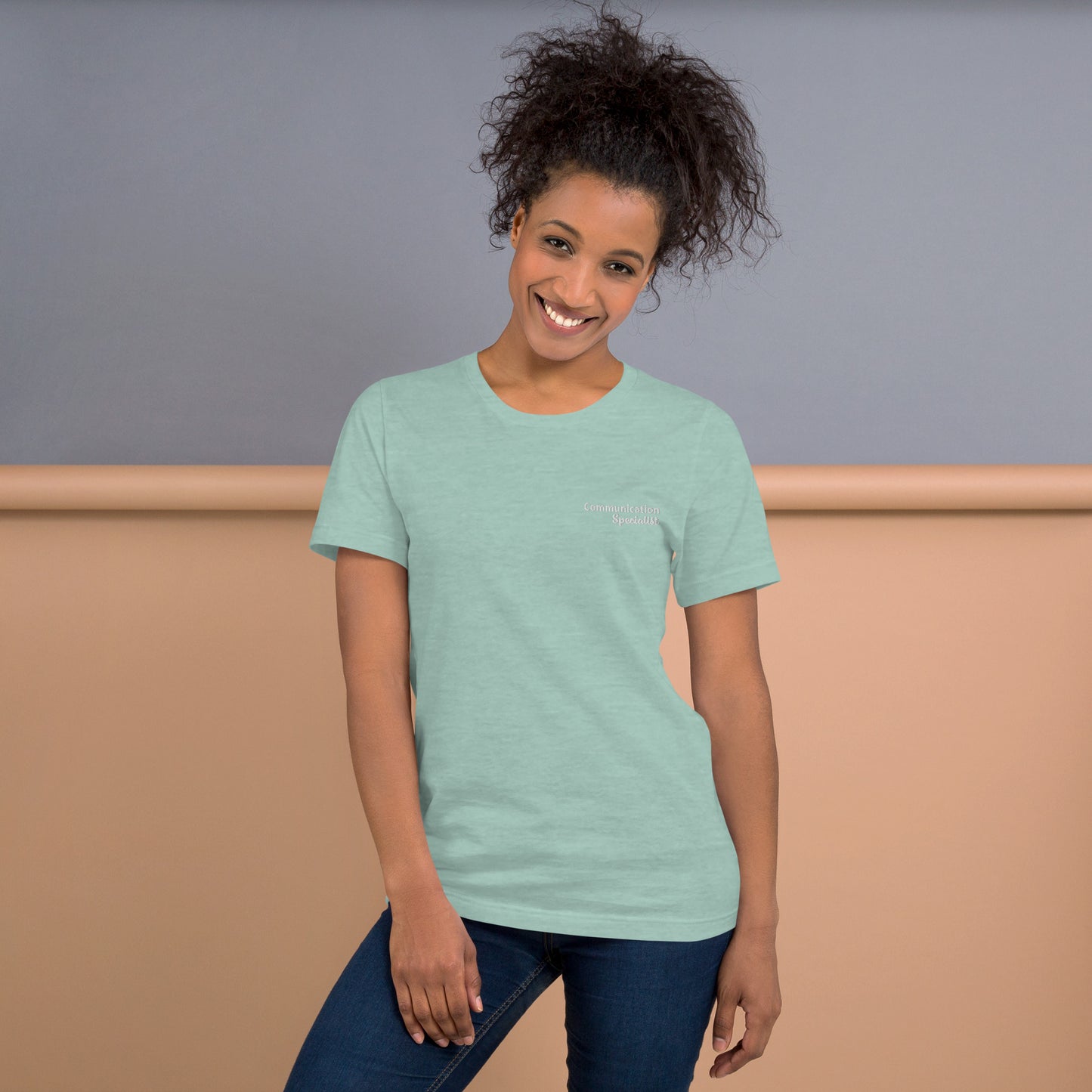 "Communication Specialist" Embroidered Tee