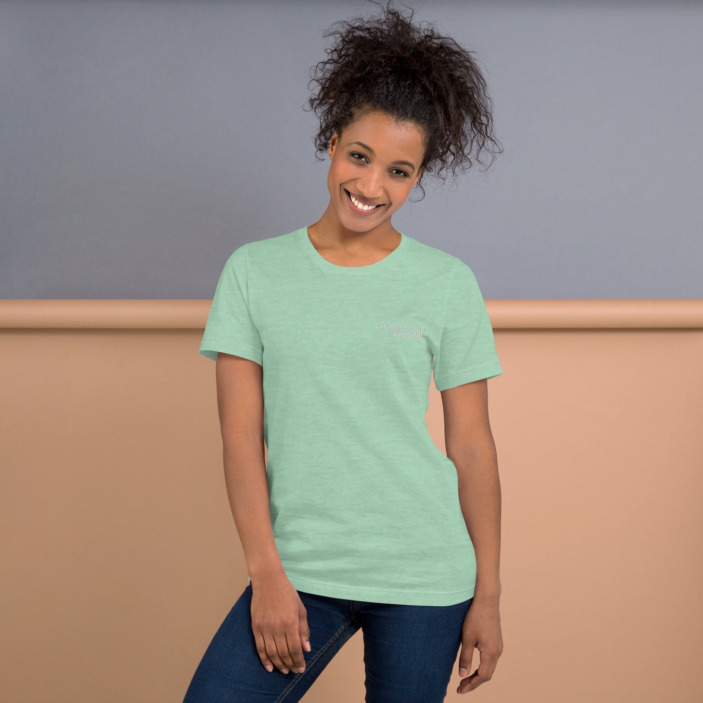 "Communication Specialist" Embroidered Tee