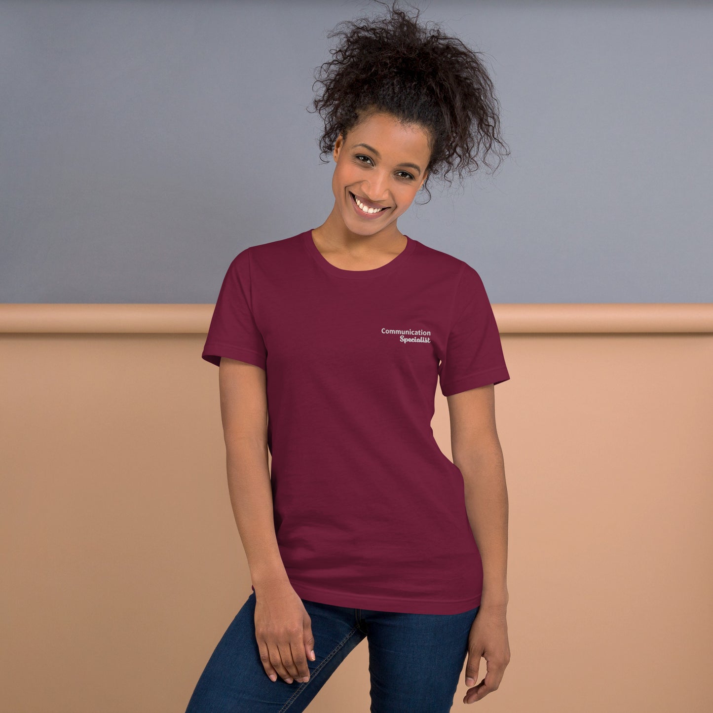 "Communication Specialist" Embroidered Tee