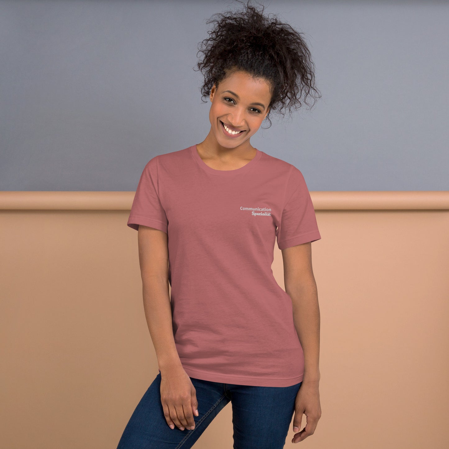 "Communication Specialist" Embroidered Tee