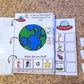 Lost in Space Lift a Flap Book  (Print & Make Book)