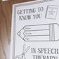 Getting to Know You in Speech Therapy ~ Print & Go