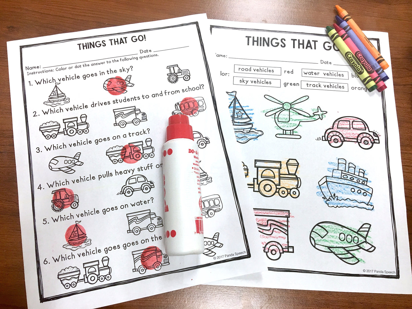 Things that Go! Lift a Flap Book (Print & Make Book)