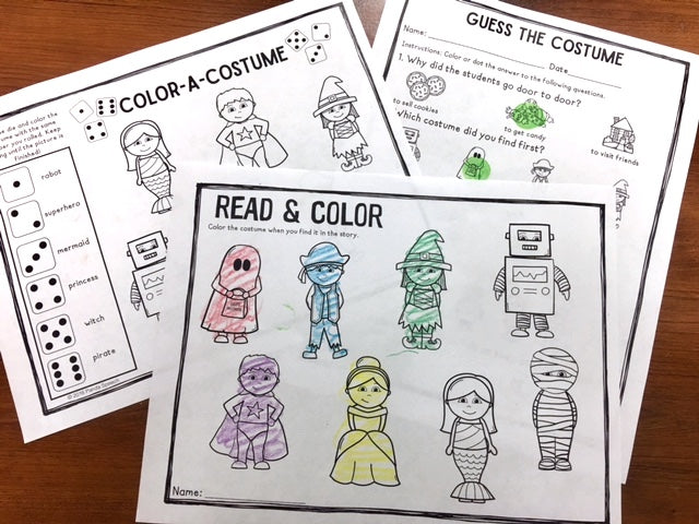 Guess the Costume Lift a Flap Book (Print & Make Book)