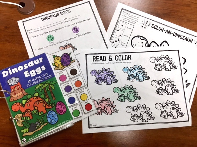 Dinosaur Eggs Lift a Flap Book (Print & Make Book)