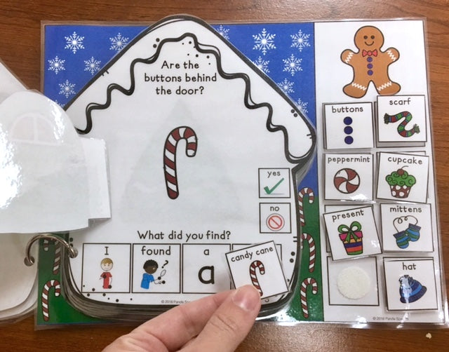Mr. Gingerbread's Buttons Lift a Flap Book (Print & Make Book)