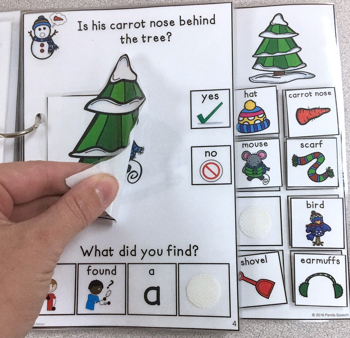 Mr. Frost Lost his Nose ! Lift a Flap Book  (Print & Make Book)
