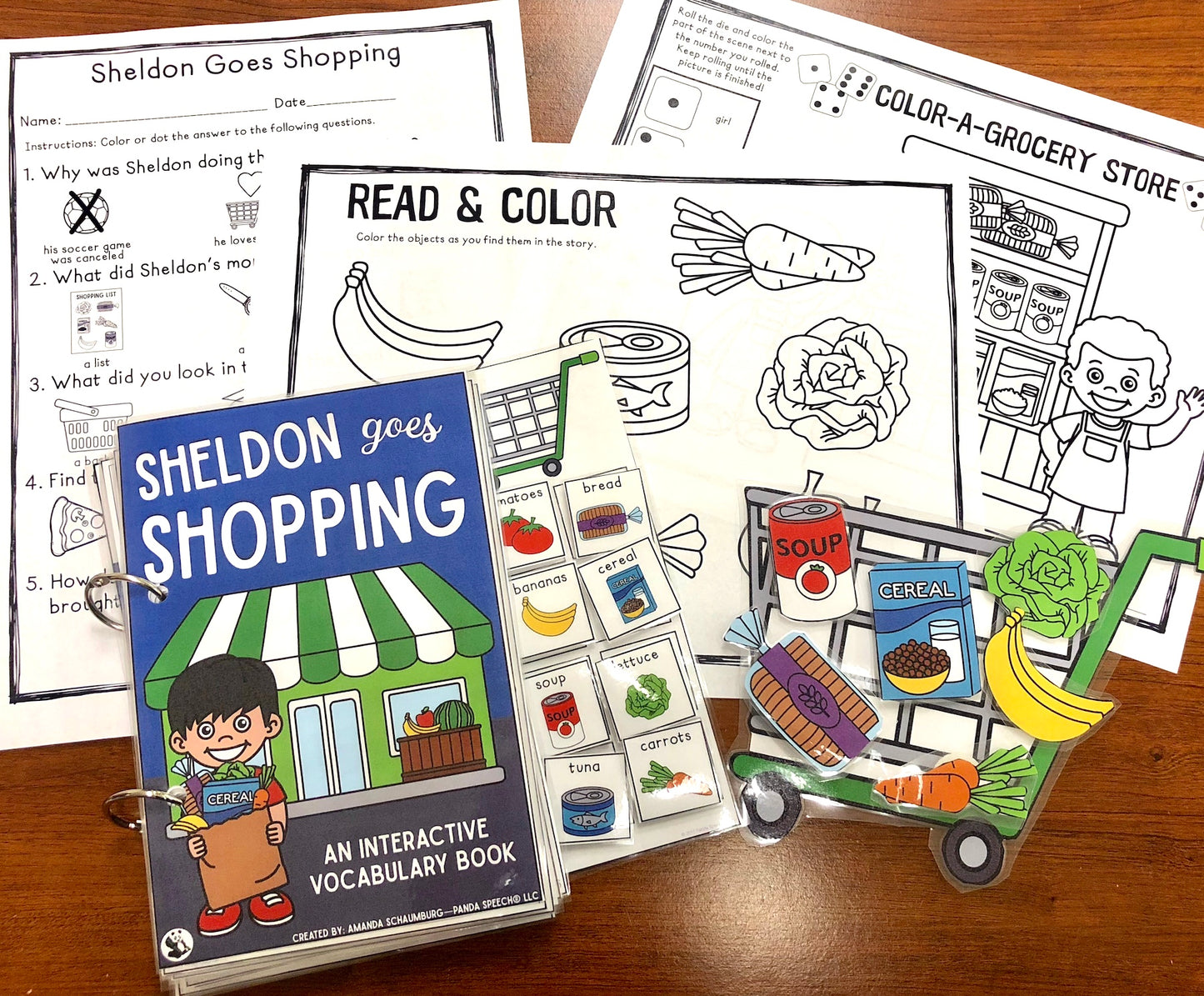 Sheldon Goes Shopping LIft a Flap Book (Print & Make Book)