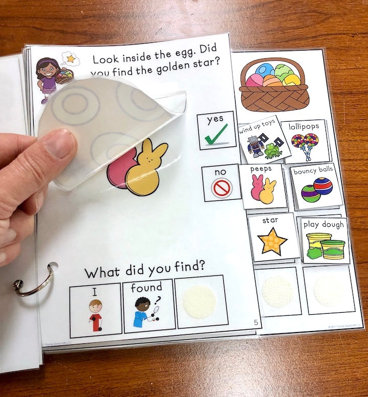 Easter Egg Hunt Lift a Flap Book  (Print & Make Book)