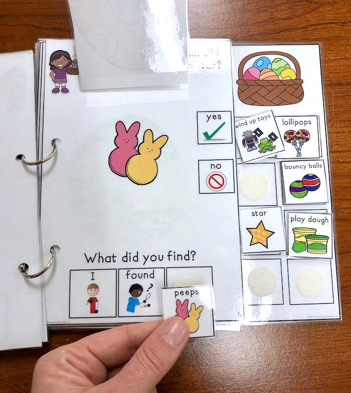 Easter Egg Hunt Lift a Flap Book  (Print & Make Book)