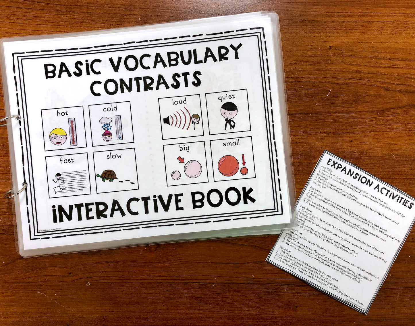 Basic Vocabulary Contrasts ~ Functional Vocabulary Book  Print & Make Book