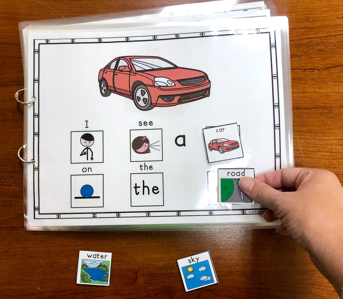 Functional Vocabulary Book: Road, Water, or Sky? Print & Make Book