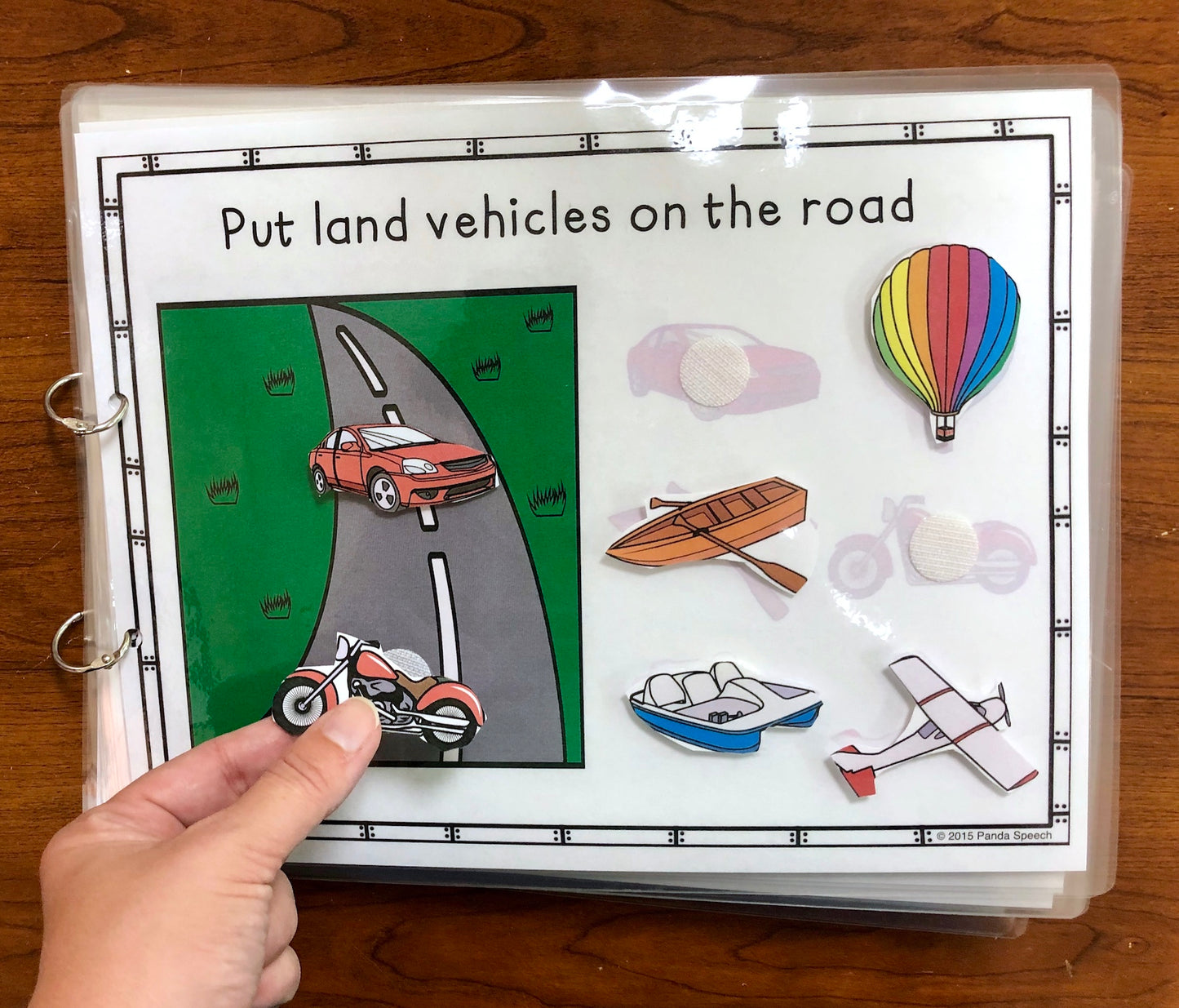 Functional Vocabulary Book: Road, Water, or Sky? Print & Make Book