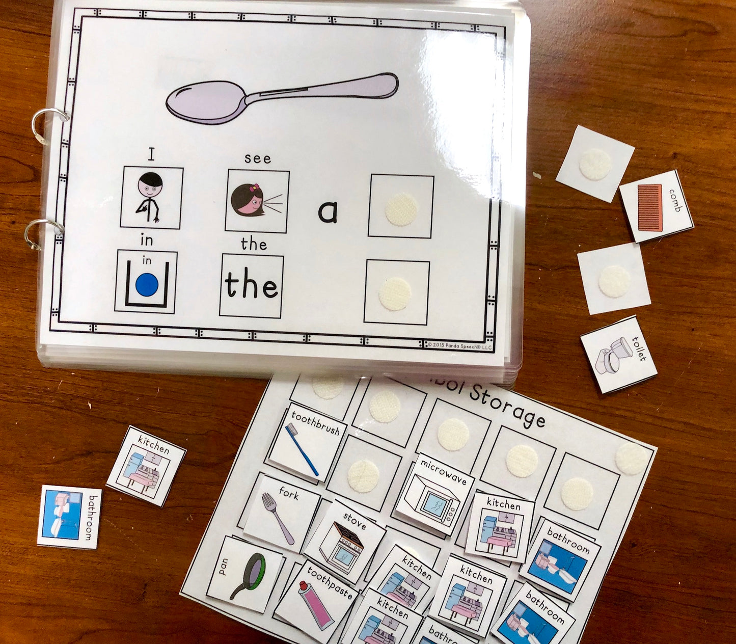 Functional Vocabulary Book: Kitchen or Bathroom? Print & Make Book