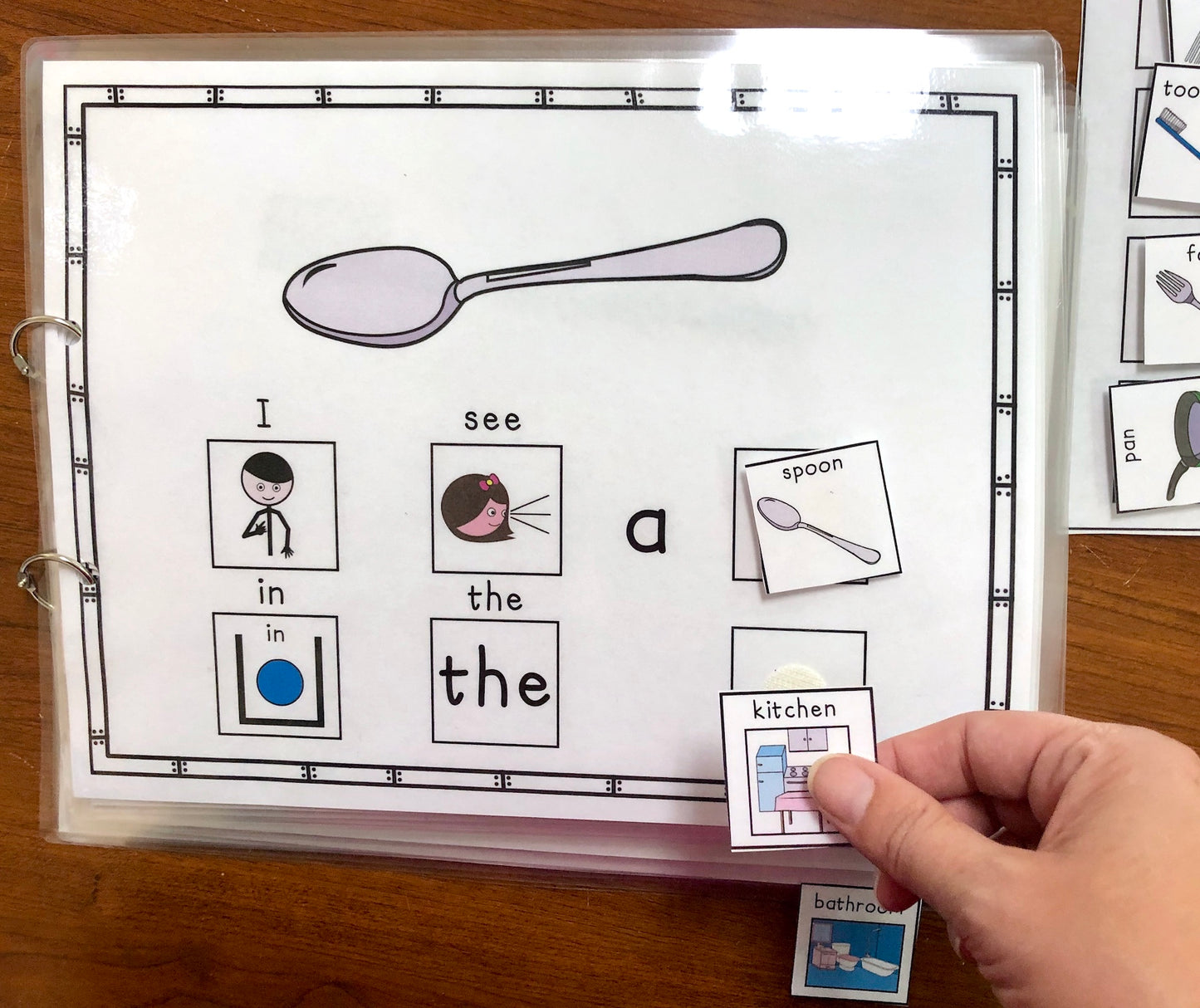 Functional Vocabulary Book: Kitchen or Bathroom? Print & Make Book