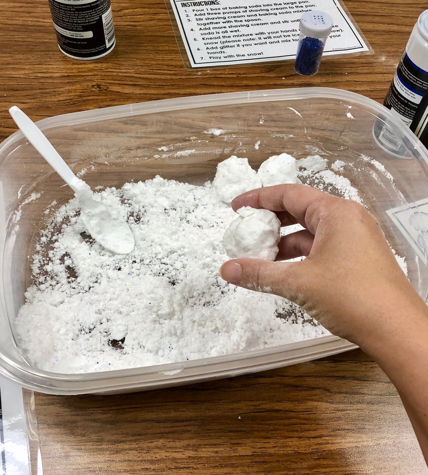 Speech Snow! Speech Therapy Science Experiment Visuals and Worksheets