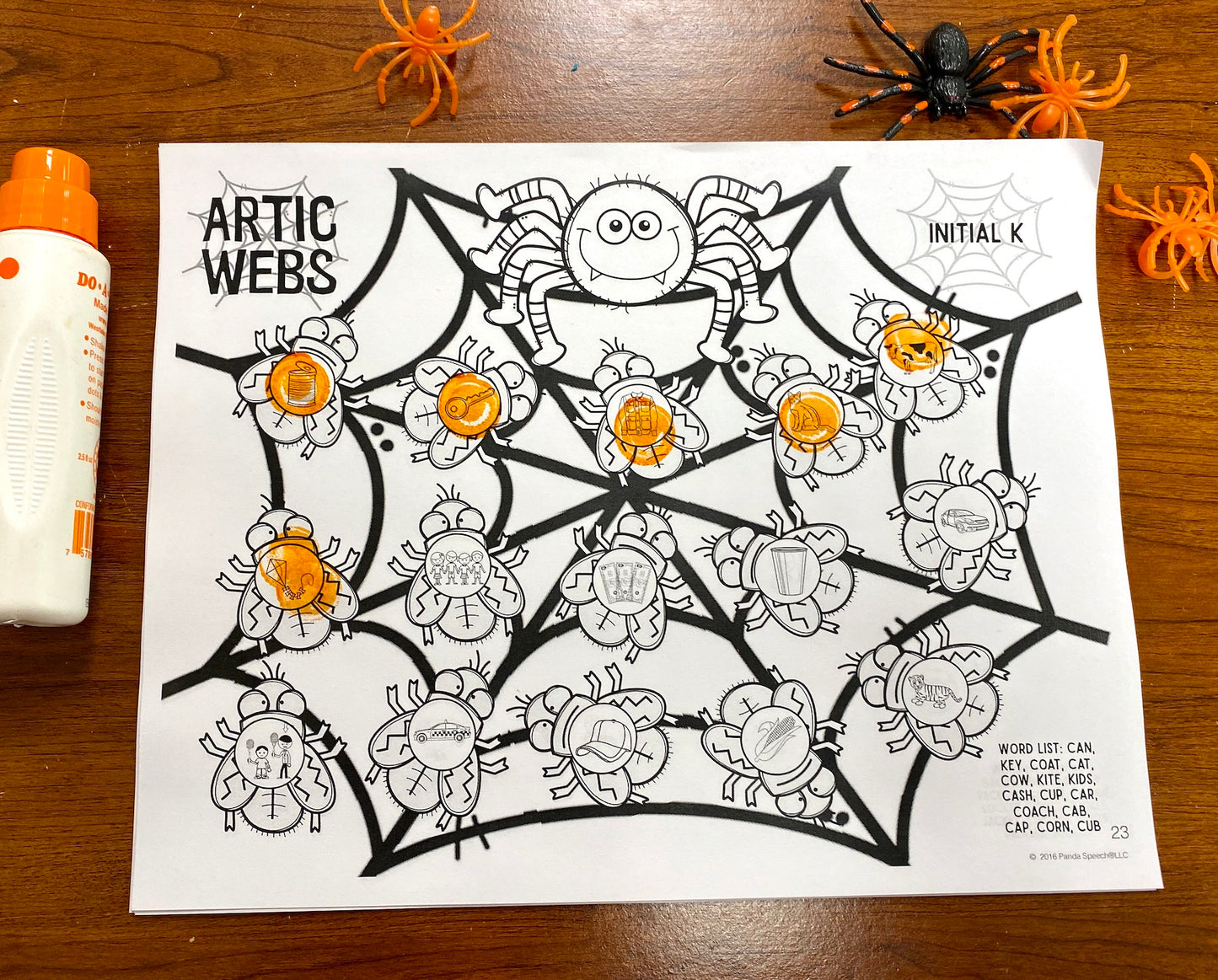 Artic Webs! Later Articulation Sounds ~ Play Dough Companion + Digital Options