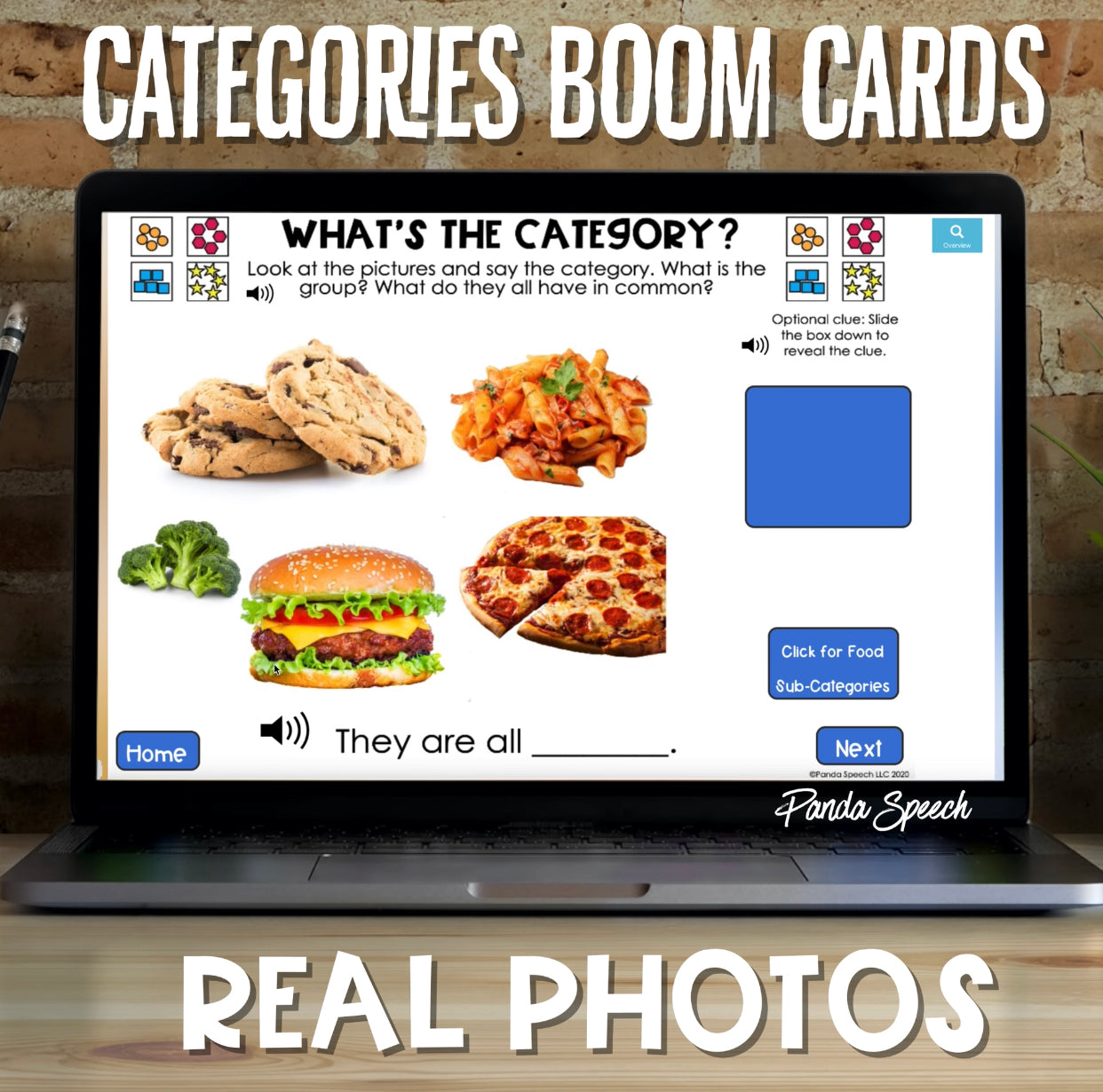 Real Photo Language Cards: Categories & More!  Print and Digital Cards