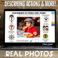 Real Photo Language Cards: Describing Actions & More (Digital or Printable Cards ONLY)