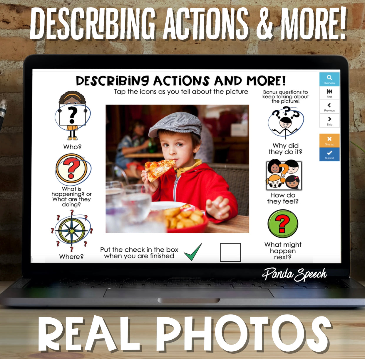 Real Photo Language Cards: Describing Actions & More (Digital or Printable Cards ONLY)