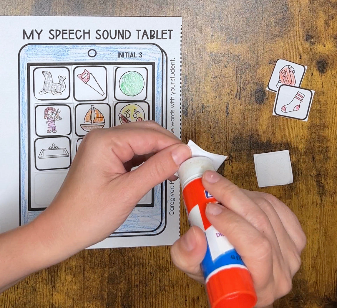 My Speech Tablet ~ One Page Articulation & Language Craft