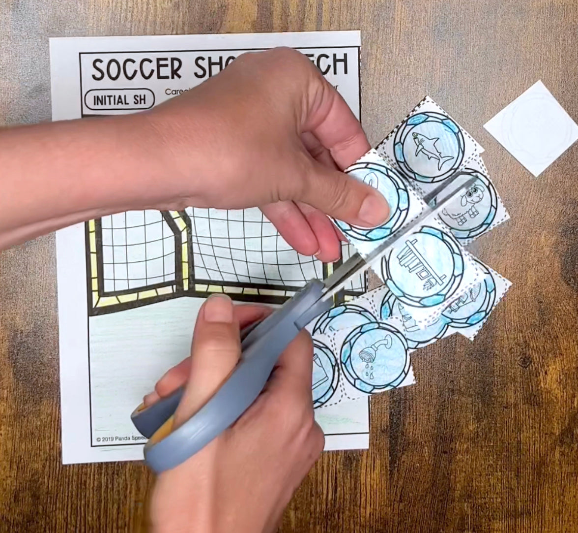 Soccer Shot Speech ~ One Page Speech and Language Craft