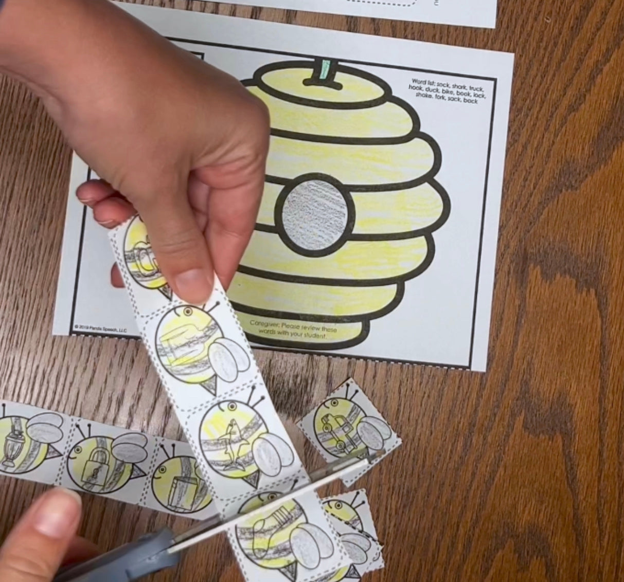 Buzzing Speech ~ One Page Speech and Language Craft